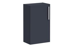 VitrA Root Flat 40cm 1 Door Slim Lower/Base Unit (LH Hinge) - Matt Dark Blue
